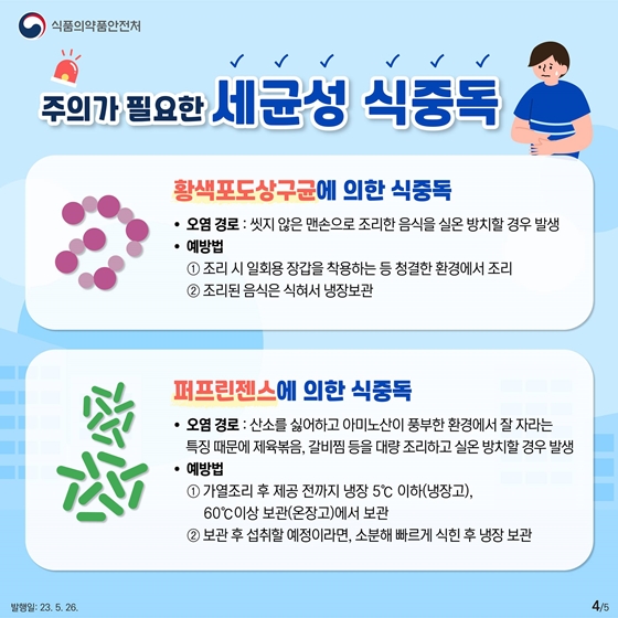 살모넬라에 의한 식중독 오염 경로 및 예방법, 황색포도상구균에 의한 식중독 오염 경로 및 예방법